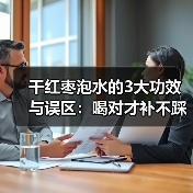 干红枣泡水的3大功效与误区：喝对才补不踩坑