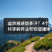 虚胖易感冒多汗？4个科学调养法帮你增强体质（图2）