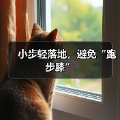 小步轻落地，避免“跑步膝”（图1）