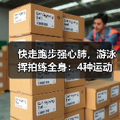 快走跑步强心肺，游泳挥拍练全身：4种运动延年益寿（图2）
