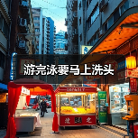 游完泳要马上洗头（图1）