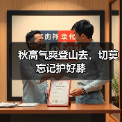 秋高气爽登山去，切莫忘记护好膝（图2）