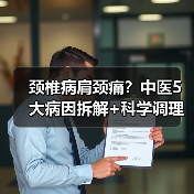 颈椎病肩颈痛？中医5大病因拆解+科学调理方向（图4）