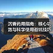沉香药用指南：核心功效与科学使用避坑技巧（图2）