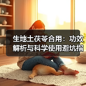 生地土茯苓合用：功效解析与科学使用避坑指南（图3）