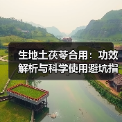 生地土茯苓合用：功效解析与科学使用避坑指南（图4）