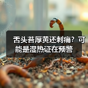 舌头苔厚黄还刺痛？可能是湿热证在预警（图1）