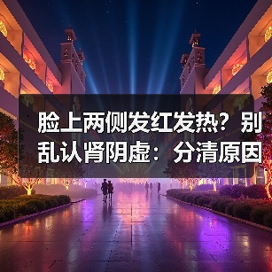 脸上两侧发红发热？别乱认肾阴虚：分清原因再处理（图1）