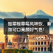 甜菜根草莓风味饮，香甜可口亮颜好气色！（图2）