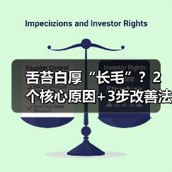 舌苔白厚“长毛”？2个核心原因+3步改善法帮你解决（图2）