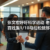 张文宏呼吁科学运动 老百姓跑1/10马拉松就够！（图4）
