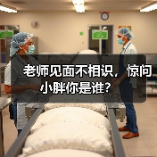 老师见面不相识，惊问小胖你是谁？（图3）