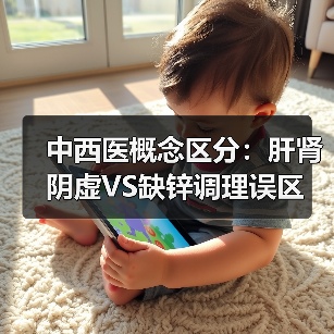 中西医概念区分：肝肾阴虚VS缺锌调理误区（图1）