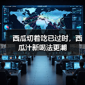 西瓜切着吃已过时，西瓜汁新喝法更潮（图4）