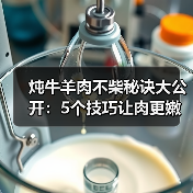 炖牛羊肉不柴秘诀大公开：5个技巧让肉更嫩！（图2）