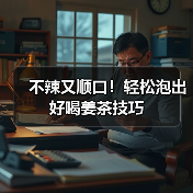 不辣又顺口！轻松泡出好喝姜茶技巧（图1）