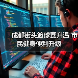 成都街头篮球赛升温 市民健身便利升级（图1）