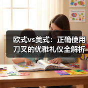 欧式vs美式：正确使用刀叉的优雅礼仪全解析（图2）