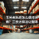 玉米煮熟后怎么保持水嫩？三步冰镇法让甜味不流失（图4）