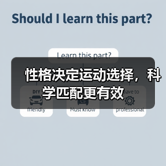 性格决定运动选择，科学匹配更有效（图4）