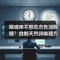 喉咙痒不想吃市售润喉糖？自制天然润喉糖方法全解析