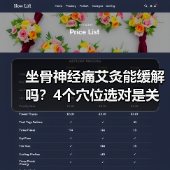坐骨神经痛艾灸能缓解吗？4个穴位选对是关键