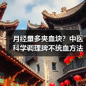月经量多夹血块？中医科学调理脾不统血方法（图3）