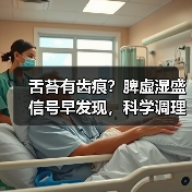 舌苔有齿痕？脾虚湿盛信号早发现，科学调理可改善