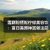 莲藕粉搭配柠檬美容饮：夏日美颜神器做法简单（图3）