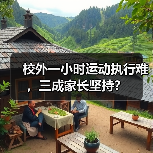 校外一小时运动执行难，三成家长坚持？（图2）