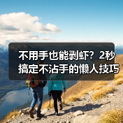不用手也能剥虾？2秒搞定不沾手的懒人技巧（图4）