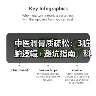 中医调骨质疏松：3脏腑逻辑+避坑指南，科学护骨（图3）