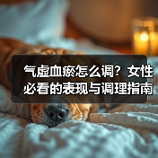气虚血瘀怎么调?女性必看的表现与调理指南(图1) 气虚血瘀怎么调?女性必看的表现与调理指南(图1)
