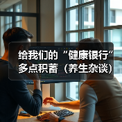 给我们的“健康银行”多点积蓄(养生杂谈)(图2) 给我们的“健康银行”多点积蓄(养生杂谈)(图2)
