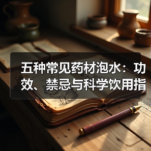 五种常见药材泡水:功效、禁忌与科学饮用指南(图3) 五种常见药材泡水:功效、禁忌与科学饮用指南(图3)