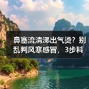 鼻塞流清涕出气烫?别乱判风寒感冒,3步科学鉴别+应对(图2) 鼻塞流清涕出气烫?别乱判风寒感冒,3步科学鉴别+应对(图2)