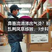 鼻塞流清涕出气烫?别乱判风寒感冒,3步科学鉴别+应对(图3) 鼻塞流清涕出气烫?别乱判风寒感冒,3步科学鉴别+应对(图3)