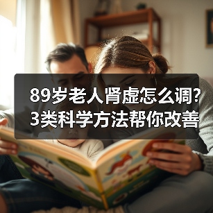 89岁老人肾虚怎么调？3类科学方法帮你改善