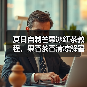 夏日自制芒果冰红茶教程,果香茶香清凉解暑(图3) 夏日自制芒果冰红茶教程,果香茶香清凉解暑(图3)