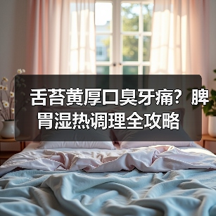 舌苔黄厚口臭牙痛?脾胃湿热调理全攻略(图4) 舌苔黄厚口臭牙痛?脾胃湿热调理全攻略(图4)