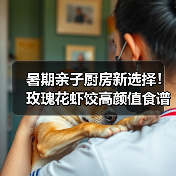 暑期亲子厨房新选择！玫瑰花虾饺高颜值食谱（图1）