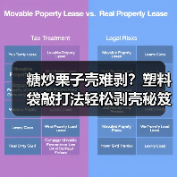 糖炒栗子壳难剥？塑料袋敲打法轻松剥壳秘笈