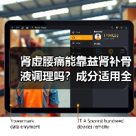 肾虚腰痛能靠益肾补骨液调理吗？成分适用全解析