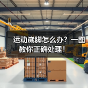 运动崴脚怎么办？一图教你正确处理！（图1）