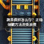 蔬果保鲜怎么存？正确储藏方法避免浪费