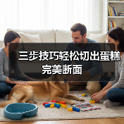 三步技巧轻松切出蛋糕完美断面(图4) 三步技巧轻松切出蛋糕完美断面(图4)
