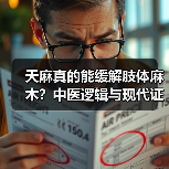 天麻真的能缓解肢体麻木?中医逻辑与现代证据科学解析(图2) 天麻真的能缓解肢体麻木?中医逻辑与现代证据科学解析(图2)