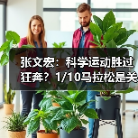 张文宏:科学运动胜过狂奔?1/10马拉松是关键!(图1) 张文宏:科学运动胜过狂奔?1/10马拉松是关键!(图1)