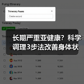 长期严重亚健康?科学调理3步法改善身体状态(图3) 长期严重亚健康?科学调理3步法改善身体状态(图3)
