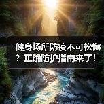 健身场所防疫不可松懈?正确防护指南来了!(图2) 健身场所防疫不可松懈?正确防护指南来了!(图2)